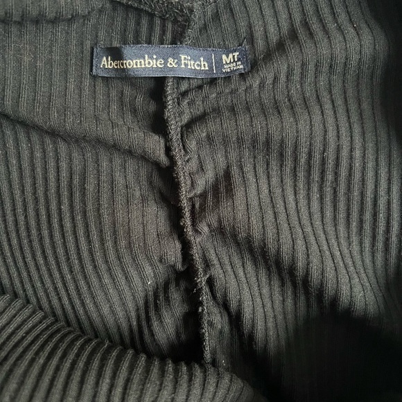 Abercrombie & Fitch Women’s Dress Black Cut out Medium Tall - Picture 7 of 7